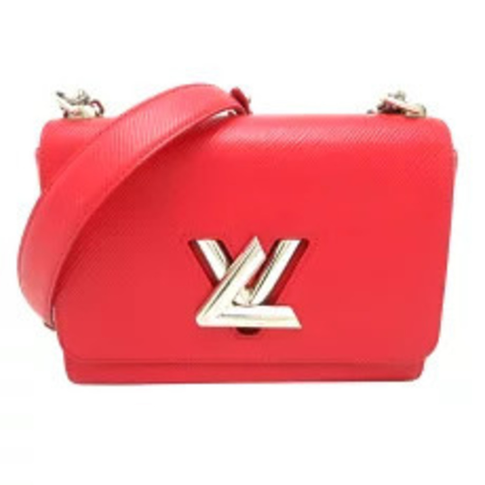 Louis Vuitton Twist Shoulder Bag Epi Coquelicot Red